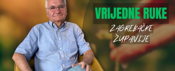 Zlatko Bublić, pčelar i vlasnik OPG-a Bublić Zlatko, u emisiji Vrijedne ruke Zagrebačke županije