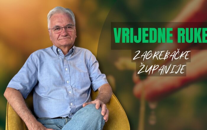 Zlatko Bublić, pčelar i vlasnik OPG-a Bublić Zlatko, u emisiji Vrijedne ruke Zagrebačke županije