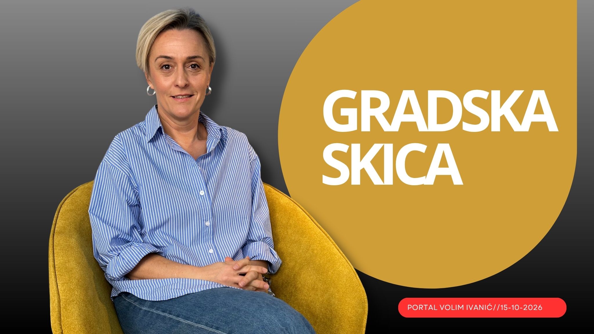 Senka Kušar Bisić u Gradskoj skici: Mjesec hrvatske knjige